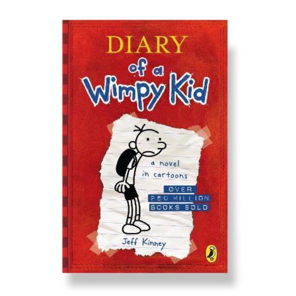 Diary of a Wimpy Kid A Novel in Cartoons by Jeff Kinney  Hardcover​​​​​